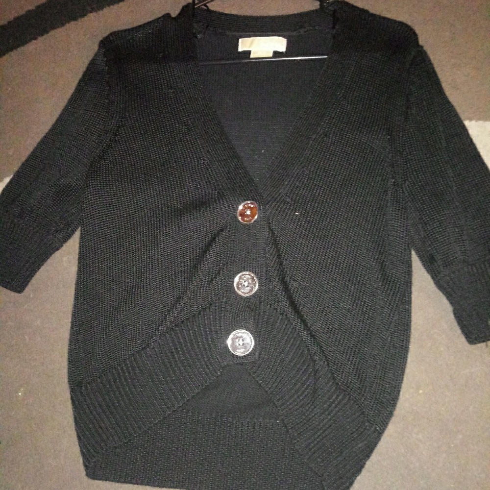 Michael Kors half sleeve knit sweater